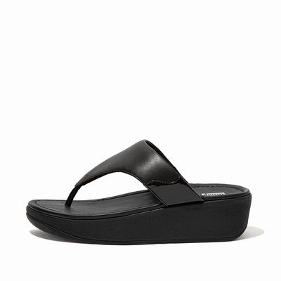 Fitflop Myla Toe-Thongs - Sandalen Damen - Schwarz (COG794658)